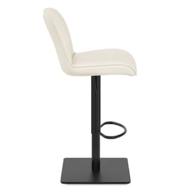Lola Real Leather Bar Stool Cream