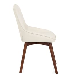 Vito Real Leather Dining Chair Cream