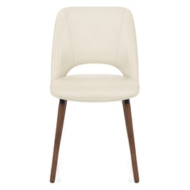 Santo Real Leather Chair Cream
