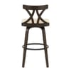 Nash Stool Dark Walnut & Cream