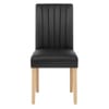 Newbury Real Leather Dining Chair Black