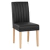 Newbury Real Leather Dining Chair Black