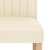 Newbury Real Leather Dining Chair Cream