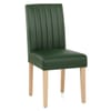 Newbury Real Leather Dining Chair Green