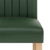 Newbury Real Leather Dining Chair Green
