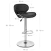 Duo Bar Stool Black