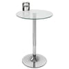 Vetro Stool Table Clear Glass