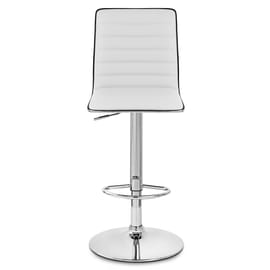 Hiline Bar Stool White