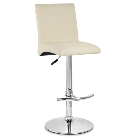 Deluxe High Back Stool Cream