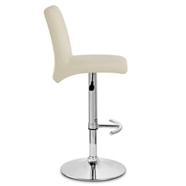 Deluxe High Back Stool Cream