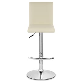 Deluxe High Back Stool Cream