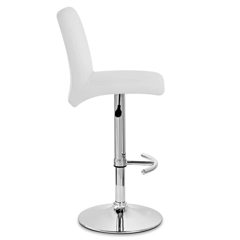 Deluxe High Back Stool White