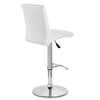 Deluxe High Back Stool White