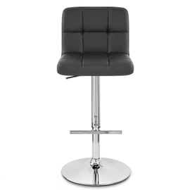 Grid Bar Stool Black