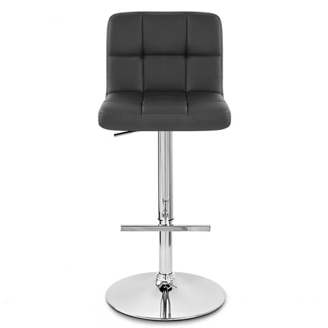 Grid Bar Stool Black