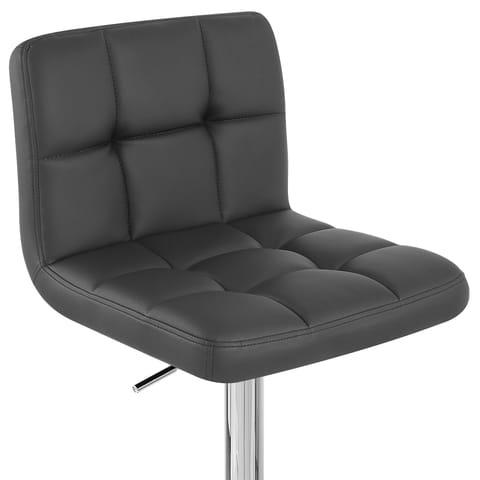 Grid Bar Stool Black