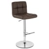 Grid Bar Stool Brown
