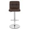 Grid Bar Stool Brown