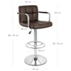 Maze Bar Stool Brown