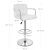 Maze Bar Stool White