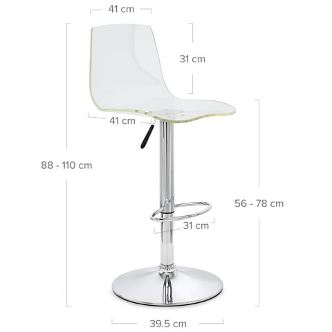 Odyssey Acrylic Stool Clear