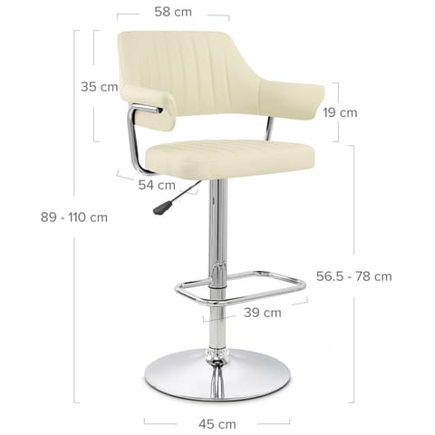 Skyline Bar Chair Cream