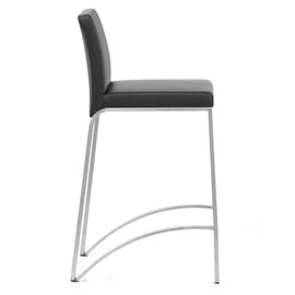 Leah Brushed Stool Black