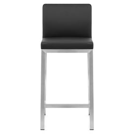 Leah Brushed Stool Black