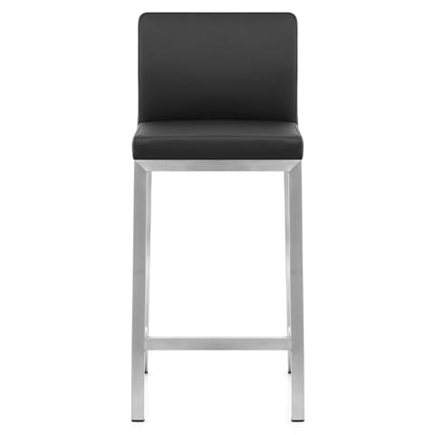 Leah Brushed Stool Black