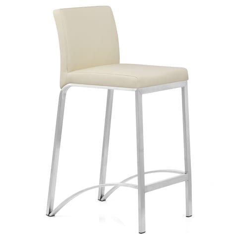 Leah Brushed Stool Cream