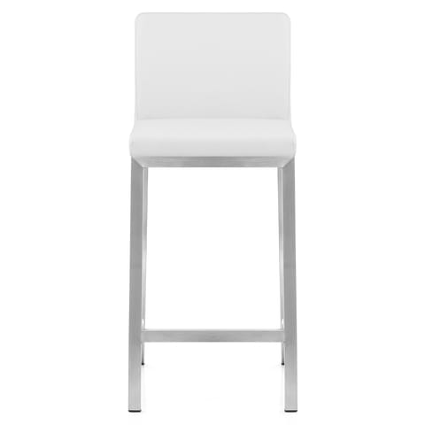 Leah Brushed Stool White