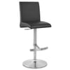 Deluxe Brushed High Back Stool Black