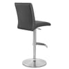 Deluxe Brushed High Back Stool Black