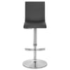 Deluxe Brushed High Back Stool Black