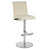 Deluxe Brushed High Back Stool Cream