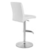 Deluxe Brushed High Back Stool White