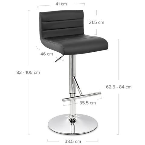 Style Bar Stool Black