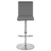 Deluxe Brushed High Back Stool Grey