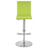 Deluxe Brushed High Back Stool Green