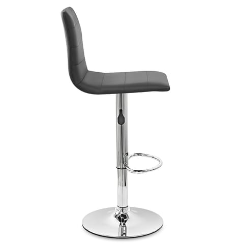 Fabio Real Leather Stool Black