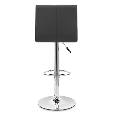Fabio Real Leather Stool Black