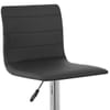 Fabio Real Leather Stool Black