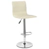 Fabio Real Leather Stool Cream