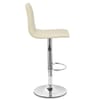 Fabio Real Leather Stool Cream