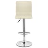 Fabio Real Leather Stool Cream