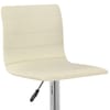 Fabio Real Leather Stool Cream