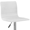 Fabio Real Leather Stool White