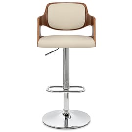 Amazon Walnut Bar Stool Cream