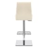 Martello Real Leather Stool Cream
