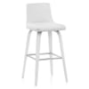 Charlotte Kitchen Stool White